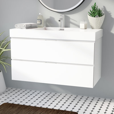 Floating Amp Wall Mounted Bathroom Vanities You Ll Love